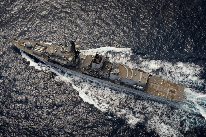 HMS Lancaster (F229) Photo Print - From The Air - Royal Navy Type 23 Frigate Hampshire Prints 6 x 4 No Frame No