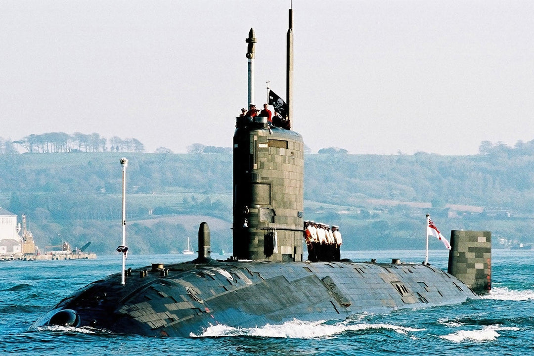 HMS Turbulent (S87) Photo Print - Port Bow View - Royal Navy Trafalgar Class Submarine Posters, Prints, & Visual Artwork Hampshire Prints 6 x 4 No Frame No