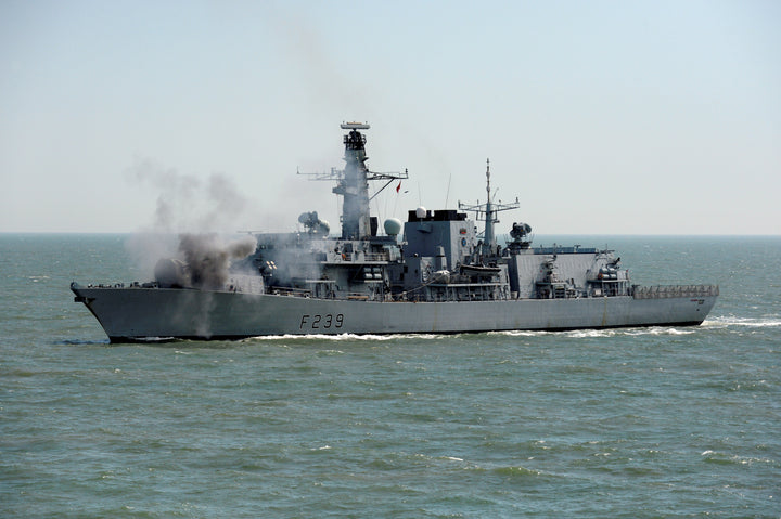 HMS Richmond F239 | Photo Print | Framed Print | Poster | Type 23 | Frigate | Royal Navy Hampshire Prints