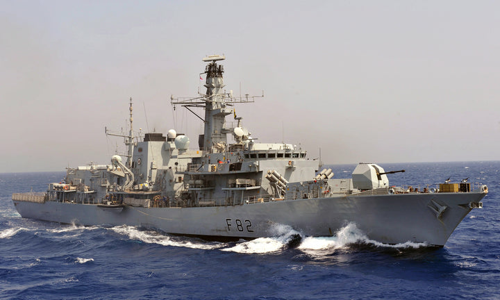 HMS Somerset (F82) Photo Print - Starboard View - Royal Navy Type 23 Frigate Hampshire Prints 6 x 4 No Frame No