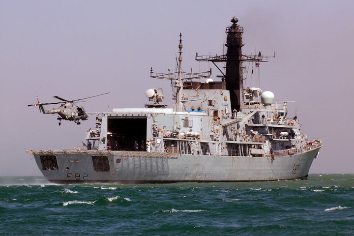 HMS Somerset F82 | Photo Print | Framed Print | Poster | Type 23 | Frigate | Royal Navy Hampshire Prints 6 x 4 No Frame No