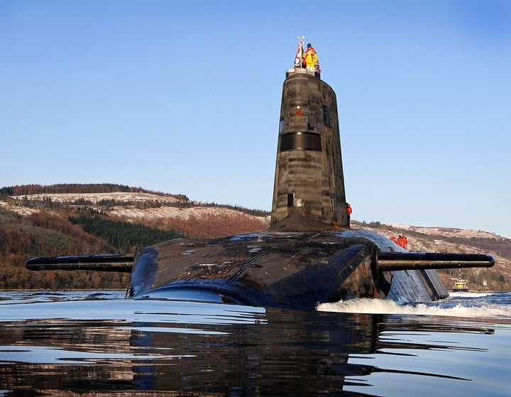 HMS Vengeance (S31) Photo Print - Port Bow View - Royal Navy Vanguard Class Submarine Posters, Prints, & Visual Artwork Hampshire Prints 6 x 4 No Frame No
