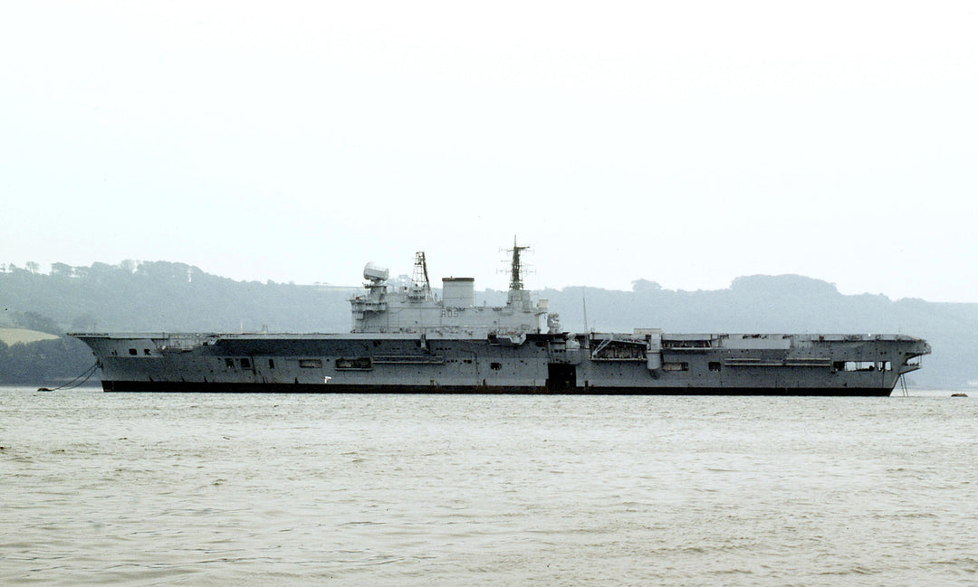 HMS Eagle R05 Royal Navy Audacious class aircraft carrier Photo Print or Framed Print - Hampshire Prints