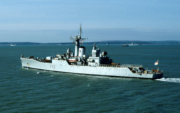 HMS Falmouth F113 Royal Navy Rothesay Class Frigate Photo Print or Framed Print - Hampshire Prints