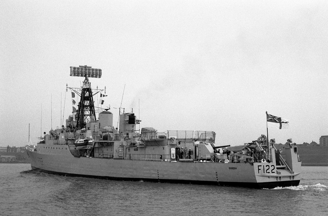 HMS Gurkha F122 Royal Navy Tribal class frigate Photo Print or Framed Print - Hampshire Prints