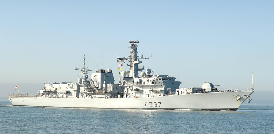 HMS Westminster F237 Royal Navy type 23 Frigate Photo Print or Framed Print - Hampshire Prints