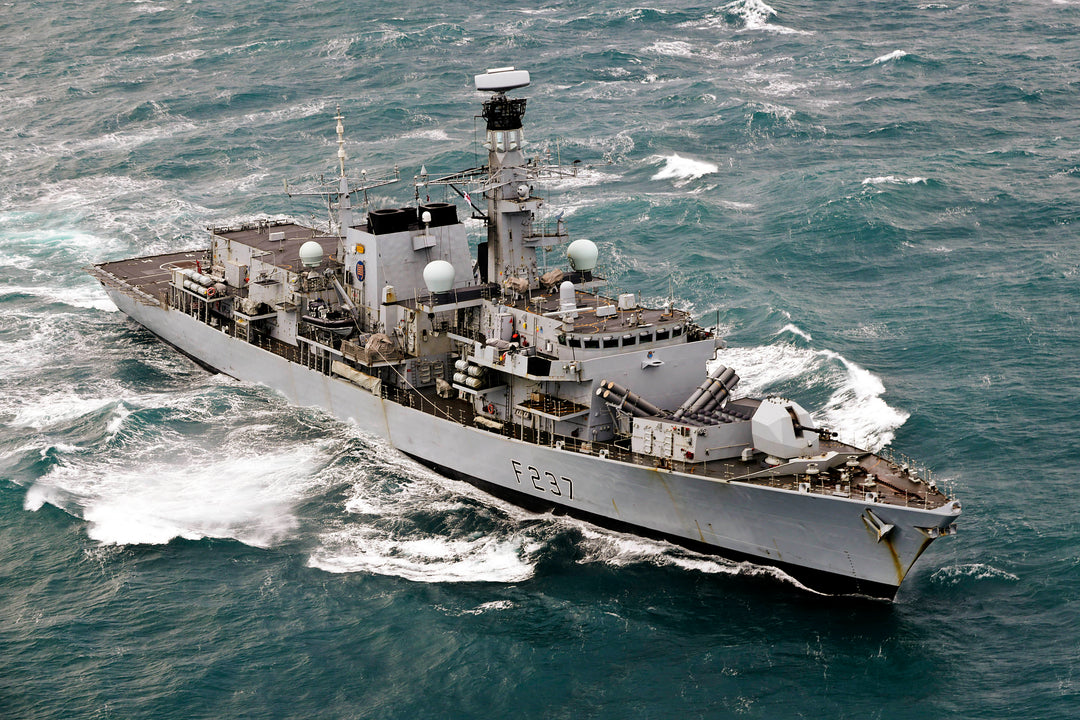 HMS Westminster F237 Royal Navy type 23 Frigate Photo Print or Framed Print - Hampshire Prints