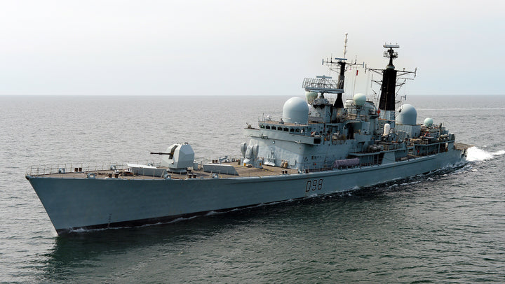 HMS York (D98) Photo Print - At Sea - Royal Navy Type 42 Destroyer Hampshire Prints 6 x 4 No Frame No