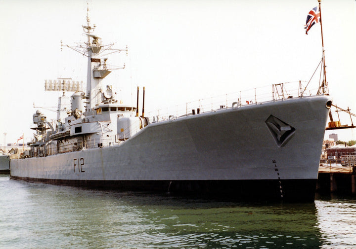 HMS Achilles F12 Royal Navy Leander Class Frigate Photo Print or Framed Print - Hampshire Prints