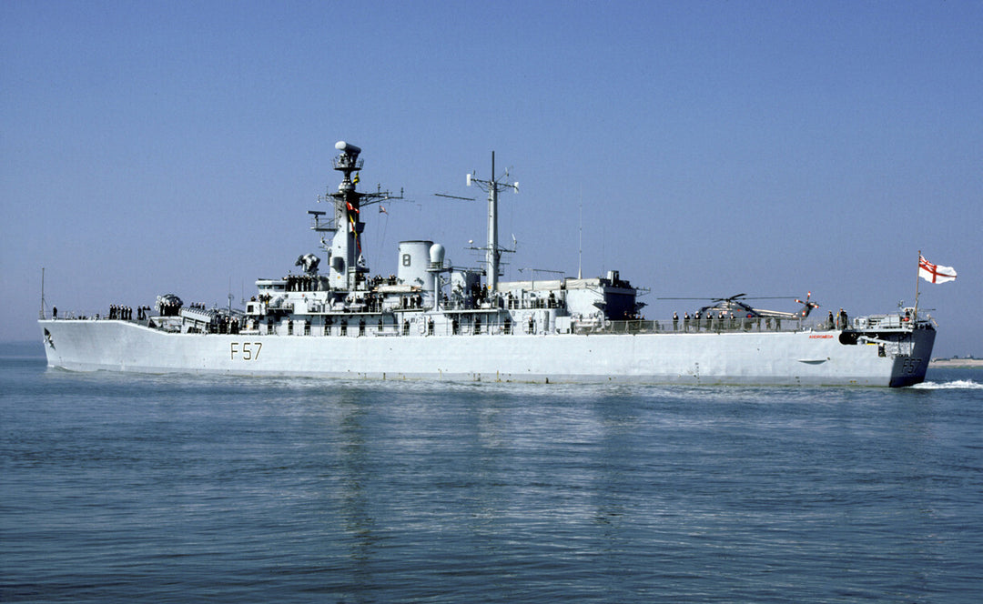 HMS Andromeda F57 Royal Navy Leander class frigate Photo Print or Framed Print - Hampshire Prints