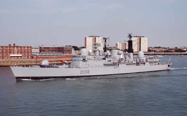 HMS Cardiff D108 Royal Navy Type 42 destroyer Photo Print or Framed Print - Hampshire Prints