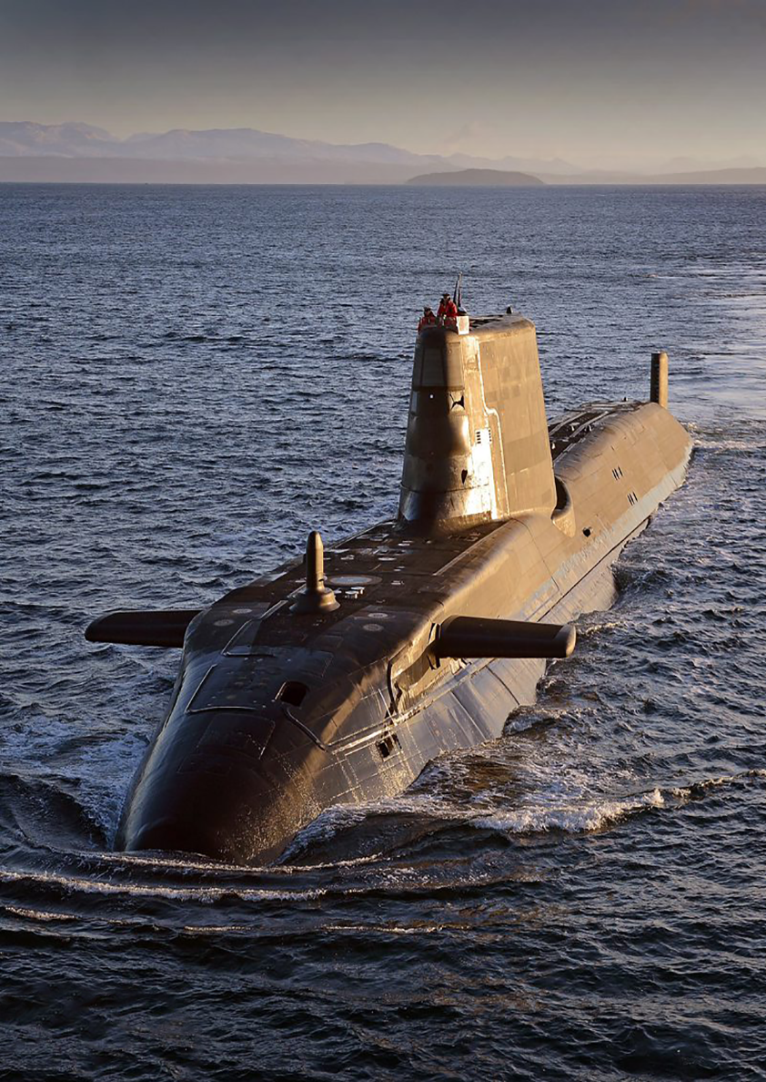 HMS Ambush S120 Submarine | Photo Print | Framed Print | Astute Class | Royal Navy Hampshire Prints