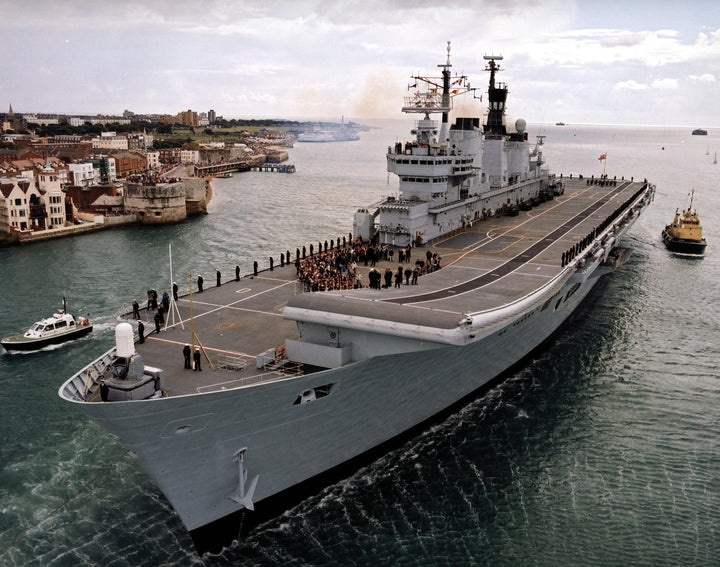 HMS Ark Royal R07 Royal Navy Invincible class aircraft carrier Photo Print or Framed Print - Hampshire Prints