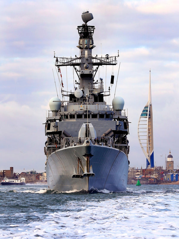 HMS St Albans F83 Type 23 Frigate January 2017 Spinnaker Tower