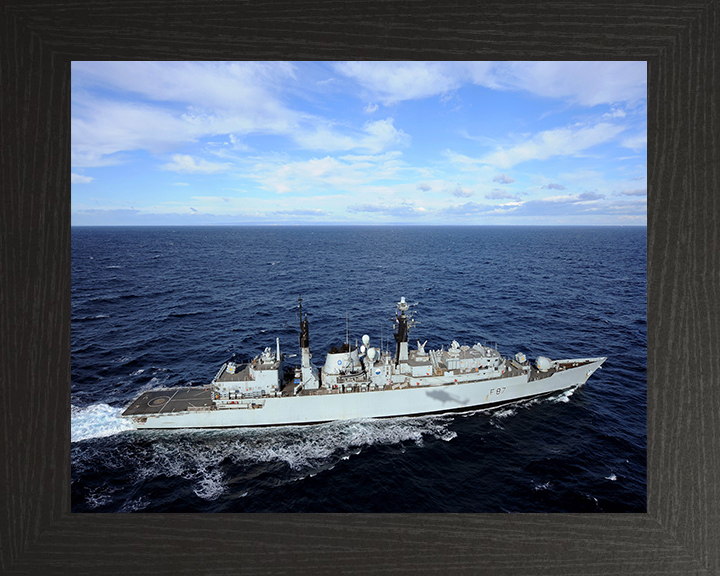 HMS Chatham F87 Royal Navy Type 22 Frigate Photo Print or Framed Print - Hampshire Prints