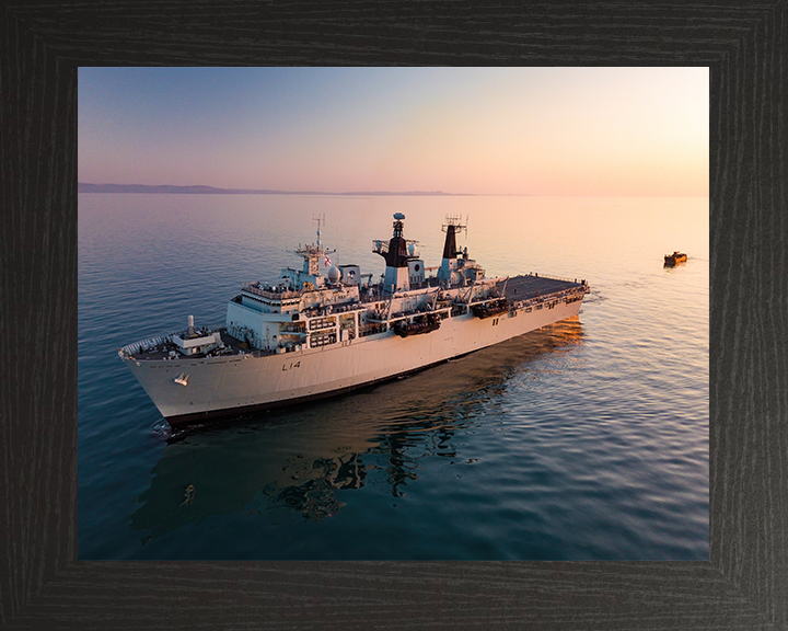 HMS Albion L14 Royal Navy Albion Class amphibious ship Photo Print or Framed Print - Hampshire Prints