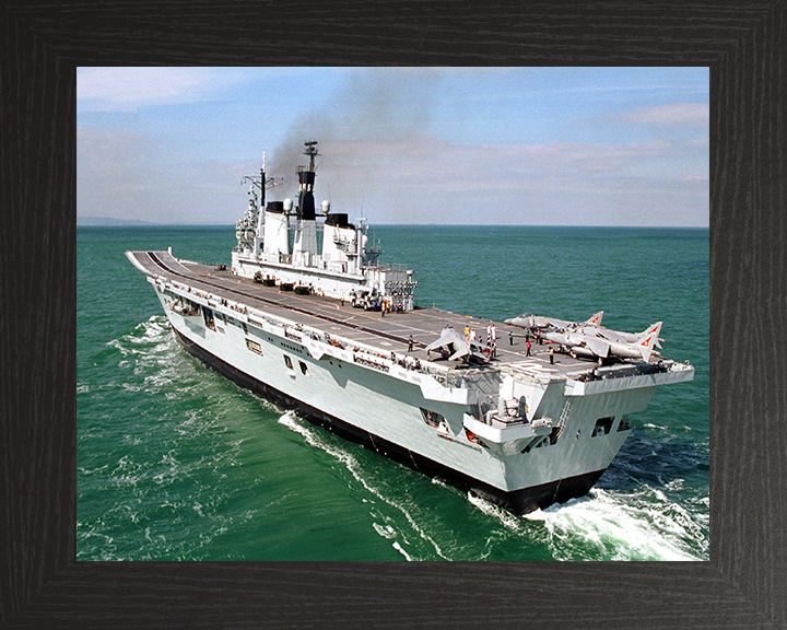 HMS Ark Royal R07 Royal Navy Invincible class aircraft carrier Photo Print or Framed Print - Hampshire Prints