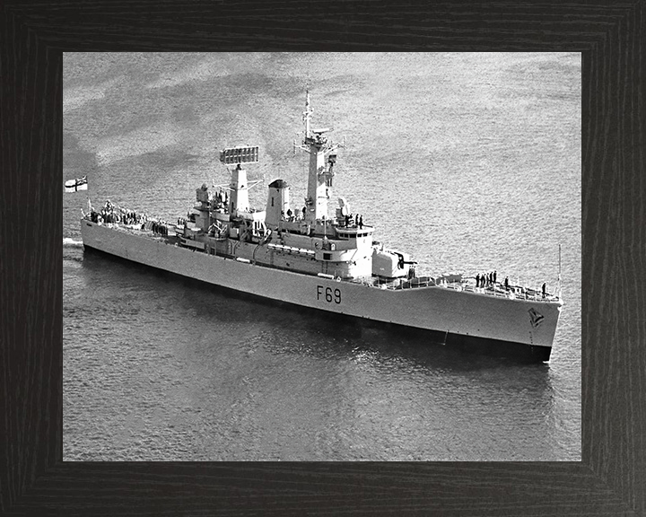 HMS Bacchante F69 | Photo Print | Framed Print | Leander Class | Frigate | Royal Navy Hampshire Prints
