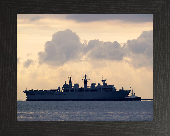 HMS Albion L14 Royal Navy Albion Class amphibious ship Photo Print or Framed Print - Hampshire Prints