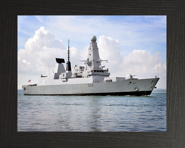 HMS Dauntless D33 Royal Navy Type 45 Destroyer Photo Print or Framed Print - Hampshire Prints