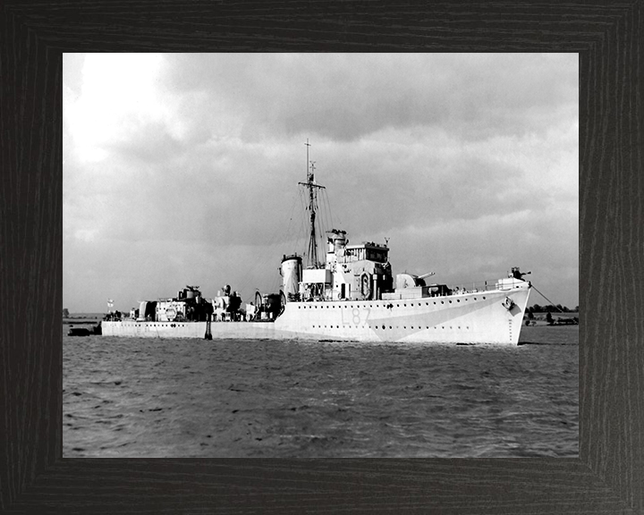 HMS Eglinton L87 Royal Navy Hunt class destroyer Photo Print or Framed Print - Hampshire Prints