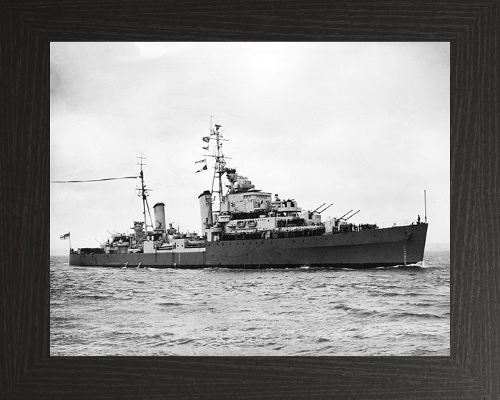 HMS Argonaut (61) Royal Navy Dido class light cruiser Photo Print or Framed Photo Print - Hampshire Prints