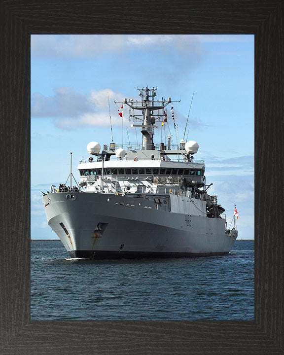 HMS Enterprise H88 Royal Navy hydrographic survey vessel Photo Print or Framed Print - Hampshire Prints