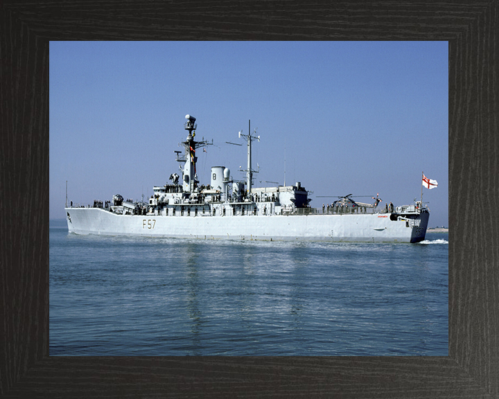 HMS Andromeda F57 Royal Navy Leander class frigate Photo Print or Framed Print - Hampshire Prints