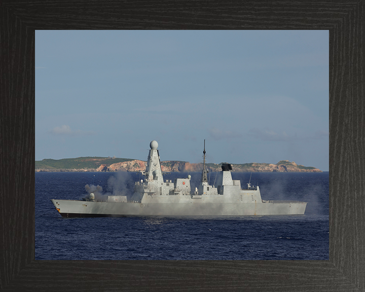 HMS Defender D36 Royal Navy Type 45 Destroyer Photo Print or Framed Print - Hampshire Prints