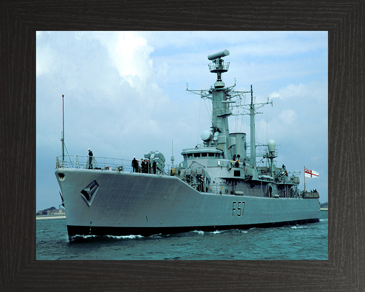 HMS Andromeda F57 Royal Navy Leander class frigate Photo Print or Framed Print - Hampshire Prints