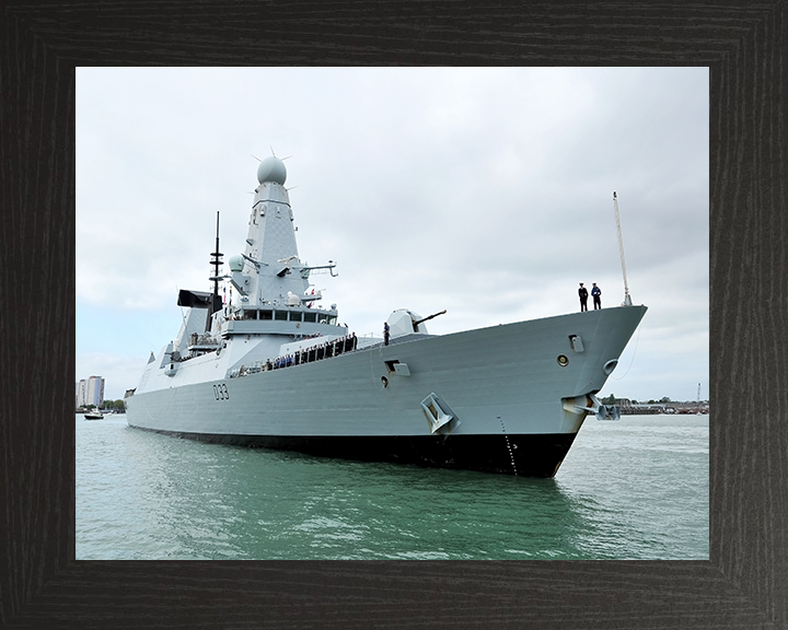 HMS Dauntless D33 Royal Navy Type 45 Destroyer Photo Print or Framed Print - Hampshire Prints