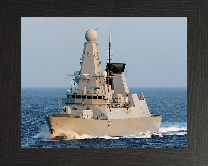 HMS Daring D32 Royal Navy type 45 Destroyer Photo Print or Framed Print - Hampshire Prints