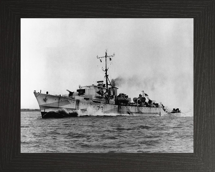 HMS Brissenden L79 | Photo Print | Framed Print | Hunt Class | Destroyer | Royal Navy Hampshire Prints