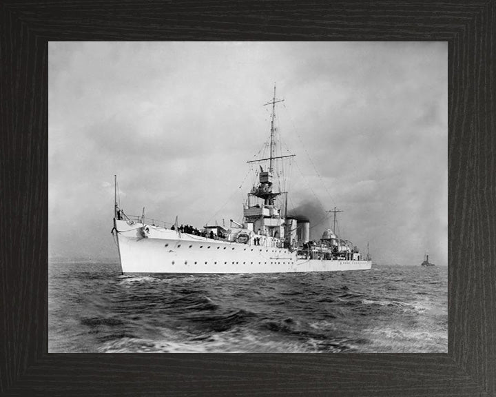 HMS Cairo D87 Royal Navy C class light cruiser Photo Print or Framed Photo Print - Hampshire Prints