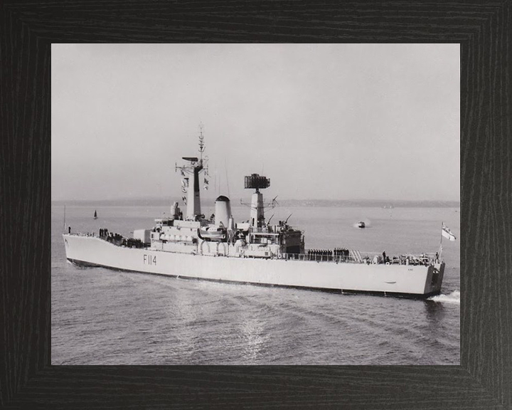 HMS Ajax F114 | Photo Print | Framed Print | Poster | Leander Class | Frigate | Royal Navy Hampshire Prints