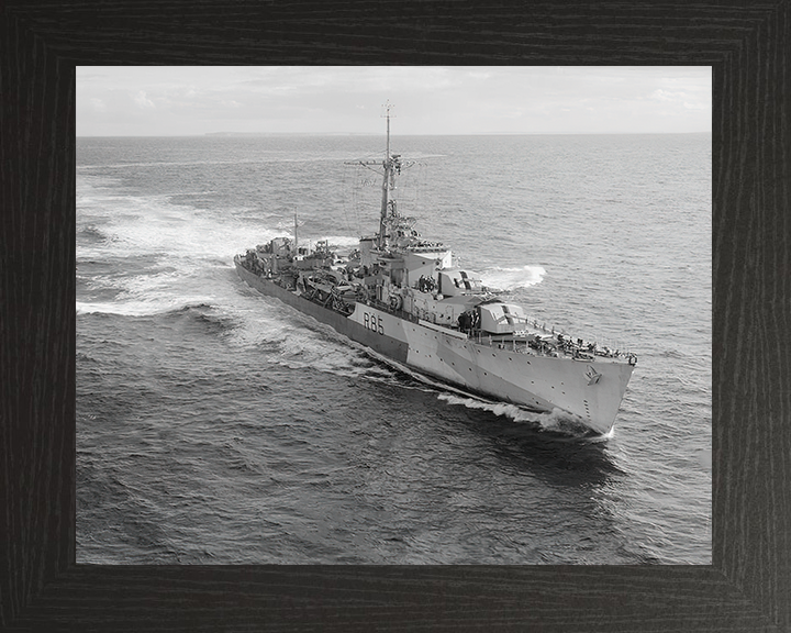 HMS Cambrian R85 Royal Navy C class destroyer Photo Print or Framed Print - Hampshire Prints