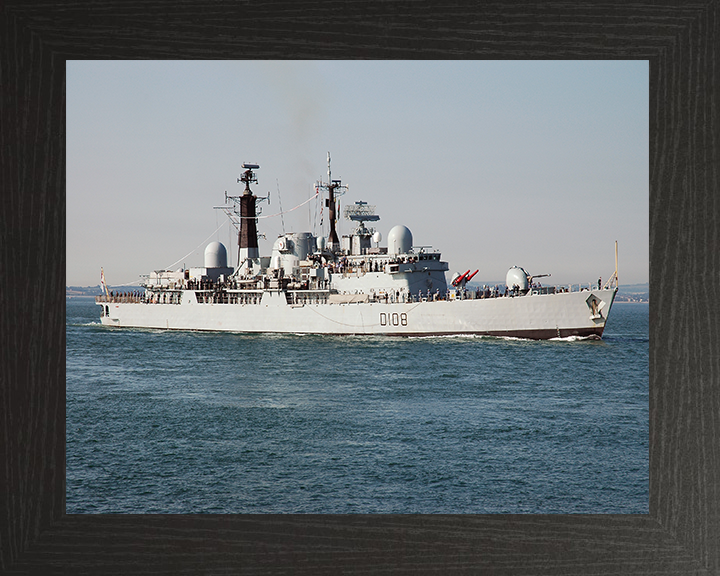 HMS Cardiff D108 Royal Navy Type 42 destroyer Photo Print or Framed Print - Hampshire Prints