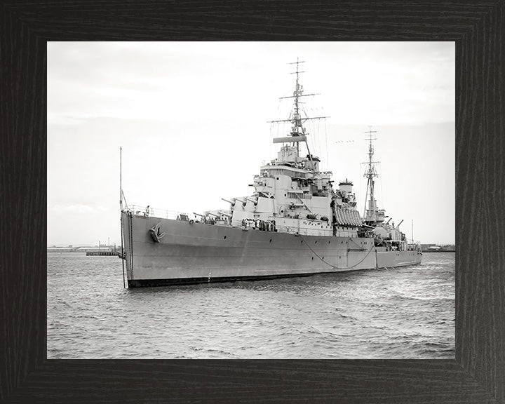 HMS Bermuda (52) Royal Navy Fiji class light cruiser Photo Print or Framed Photo Print - Hampshire Prints