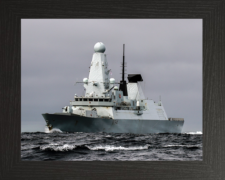 HMS Diamond D34 Royal Navy Type 45 Destroyer Photo Print or Framed Print - Hampshire Prints