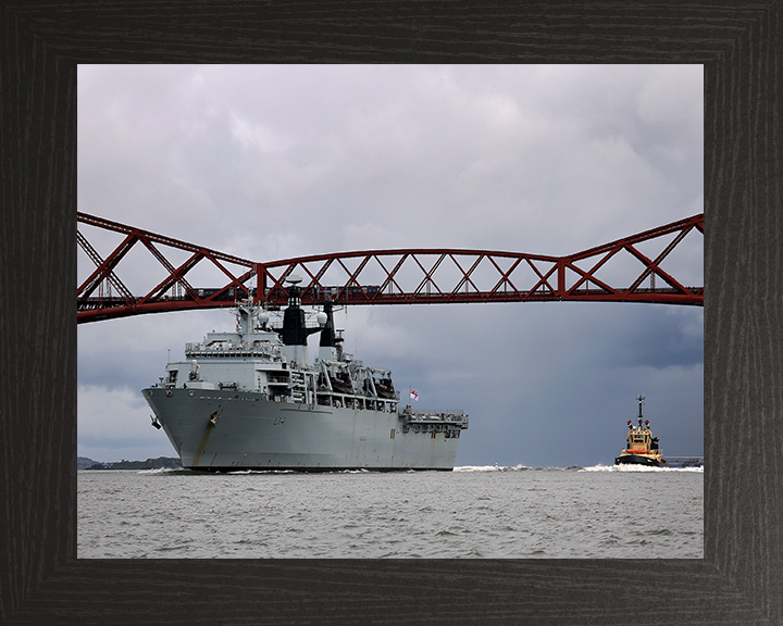 HMS Albion L14 Royal Navy Albion Class amphibious ship Photo Print or Framed Print - Hampshire Prints