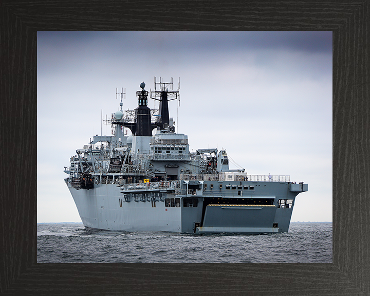 HMS Albion L14 Royal Navy Albion Class amphibious ship Photo Print or Framed Print - Hampshire Prints