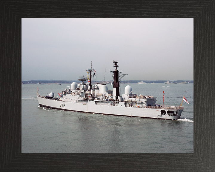 HMS Cardiff D108 Royal Navy Type 42 destroyer Photo Print or Framed Print - Hampshire Prints