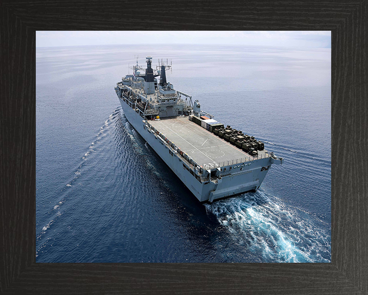 HMS Albion L14 Royal Navy Albion Class amphibious ship Photo Print or Framed Print - Hampshire Prints