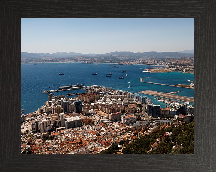 HM Naval Base Gibraltar Dockyard | Photo Print | Framed Print | Aerial Photo | Royal Navy Hampshire Prints