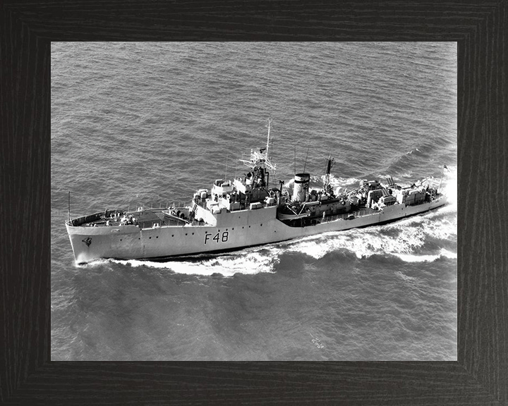 HMS Dundas F48 Royal Navy Blackwood class frigate Photo Print or Framed Print - Hampshire Prints