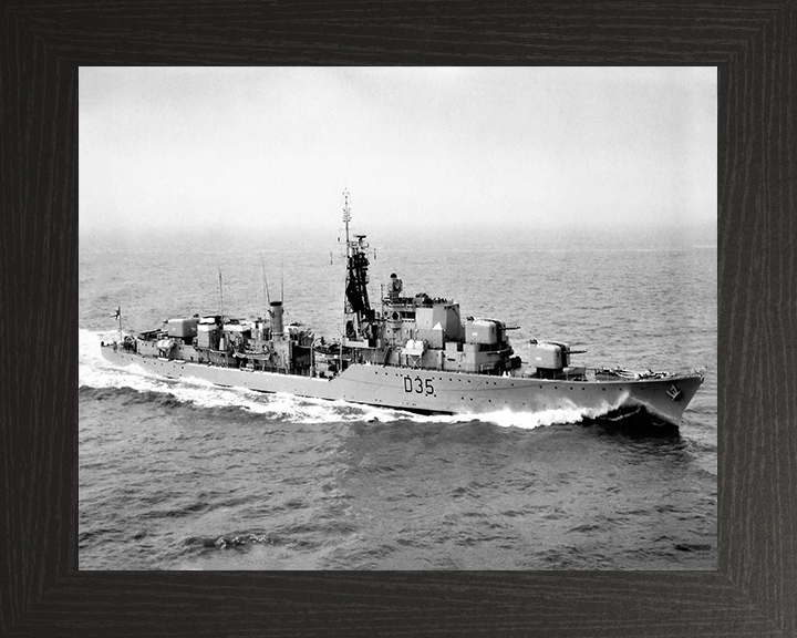 HMS Diamond D35 Royal Navy Daring class destroyer Photo Print or Framed Print - Hampshire Prints