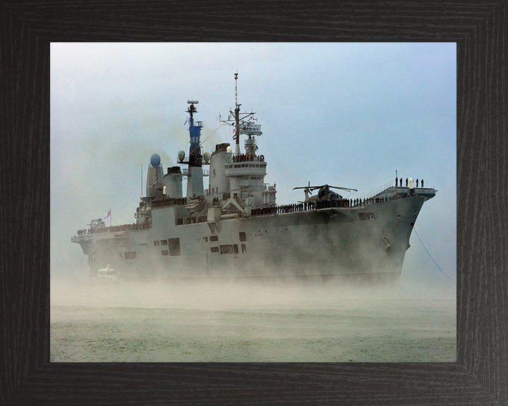 HMS Ark Royal R07 Royal Navy Invincible class aircraft carrier Photo Print or Framed Print - Hampshire Prints