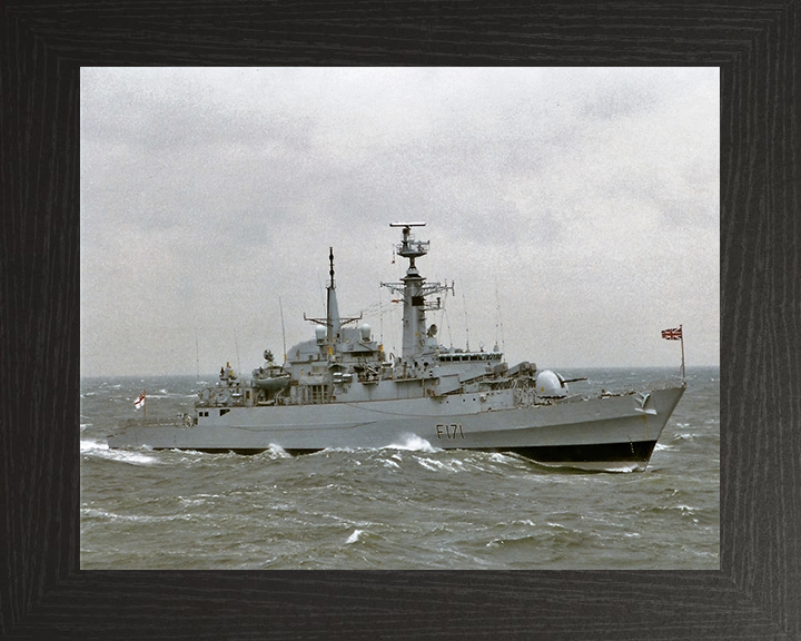 HMS Active F171 Royal Navy Type 21 frigate Photo Print or Framed Print - Hampshire Prints