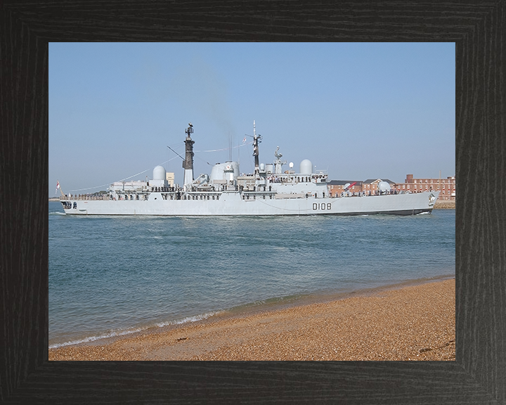 HMS Cardiff D108 Royal Navy Type 42 destroyer Photo Print or Framed Print - Hampshire Prints