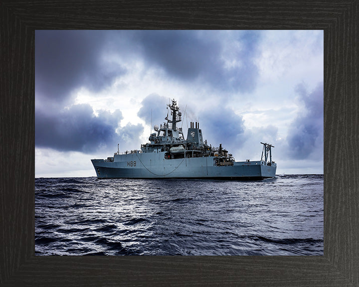 HMS Enterprise H88 | Photo Print | Framed Print | Hydrographic Survey Vessel | Royal Navy Hampshire Prints